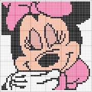 Schema punto croce Minnie