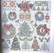 Schema punto croce Motivi-natalizi