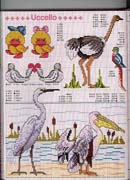 Schema punto croce Motivi-pennuti-10