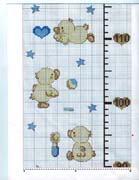 Schema punto croce Motivi-stelle-6