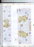 Schema punto croce Motivi-stelle-8