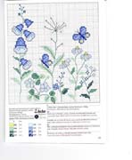 Schema punto croce Motivo-floreale-17