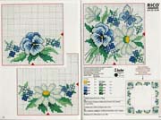 Schema punto croce Motivo-floreale-18