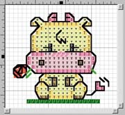 Schema punto croce Muccotta