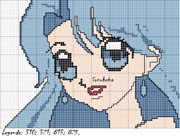 Schema punto croce Noelle