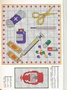 Schema punto croce Oggetti-pronto-soccorso