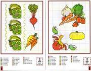 Schema punto croce Ortaggi-6