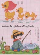 Schema punto croce Pescare