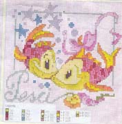 Schema punto croce Pesci