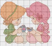 Schema punto croce Precious-moments