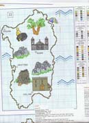 Schema punto croce Sardegna