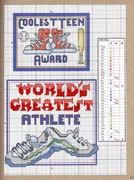 Schema punto croce Scarpe-atleti