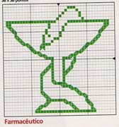 Schema punto croce Simbolo-farmacia