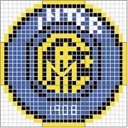 Schema punto croce stemma inter