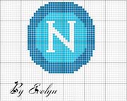 Schema punto croce Stemma-napoli