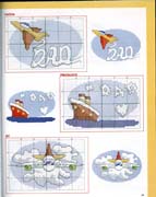 Schema punto croce Trasporti