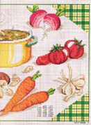 Schema punto croce Verdure-2