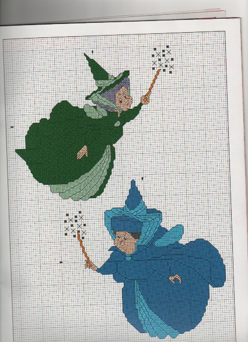 Schema punto croce Streghe