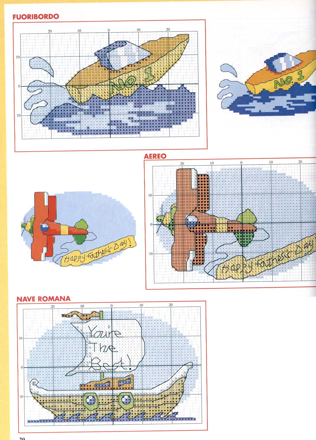 Schema punto croce Trasporti 2