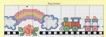 Schema punto croce Trenino