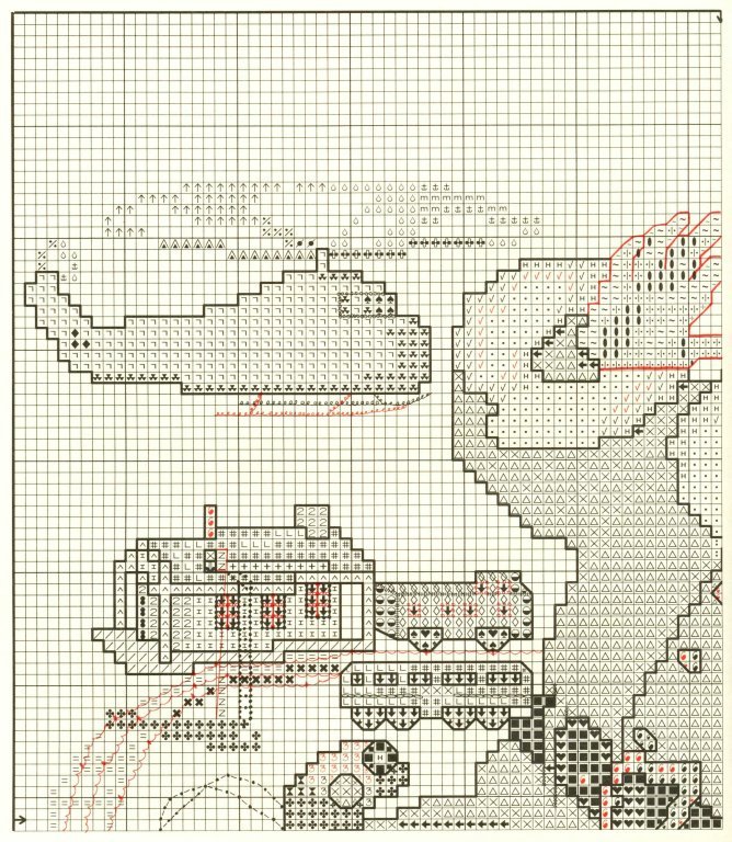 Schema punto croce Babbonatale cocacola 1
