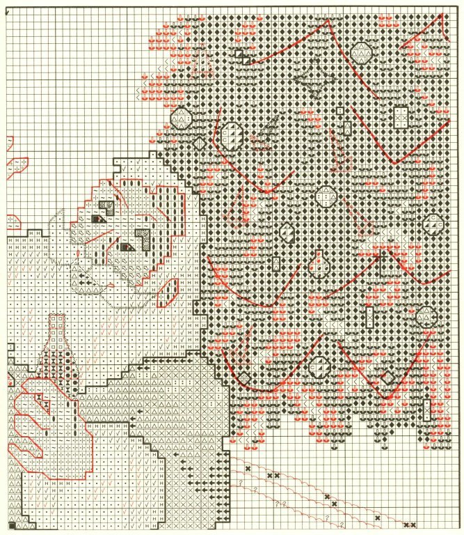 Schema punto croce Babbonatale cocacola 2