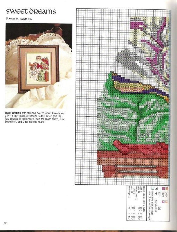 Schema punto croce Babbonatale dolcesogno 2