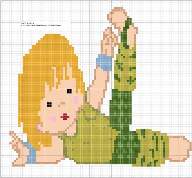 Schema punto croce Ballerina