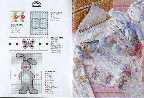 Schema punto croce Bordi 3