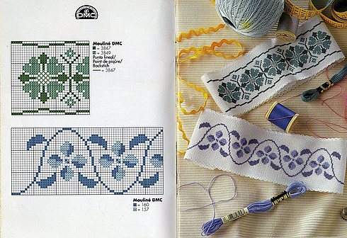 Schema punto croce Bordi c