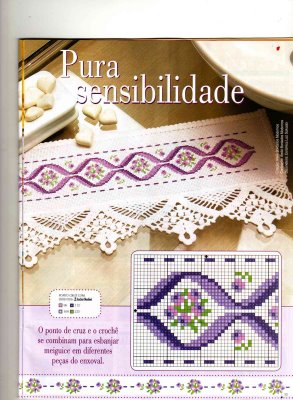 Schema punto croce Bordo 5