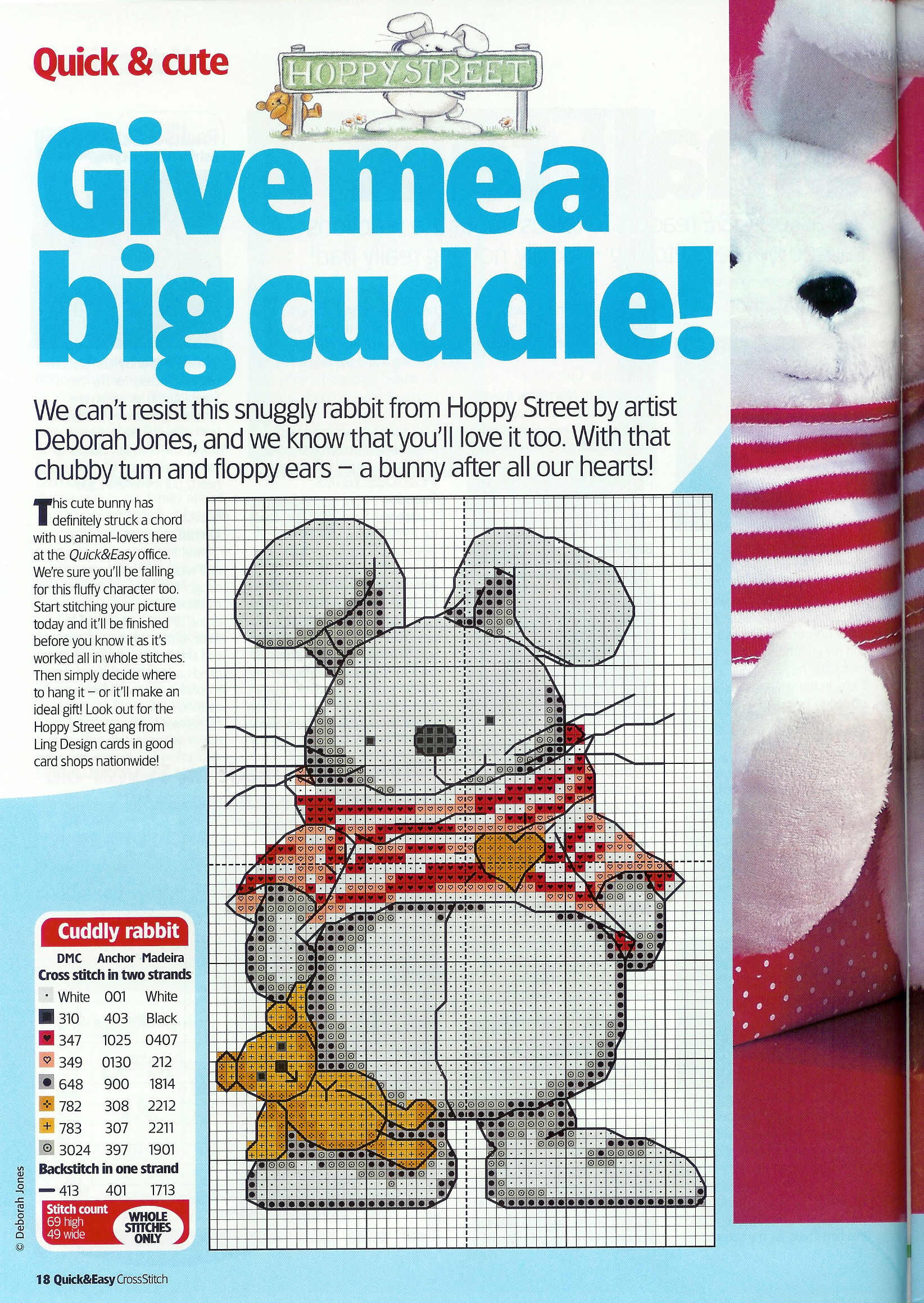 Schema punto croce Coniglio