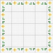 Schema punto croce Cornice