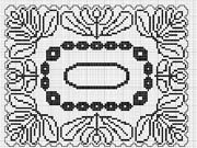 Schema punto croce Cornice 2