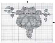 Schema punto croce Gatto ramo 1