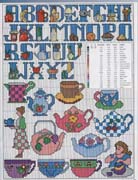 Schema punto croce alfa cucina