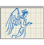 Schema punto croce Angelo2 4