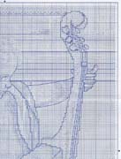 Schema punto croce Angelo Violoncello