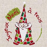 Schema punto croce Babbo Natale 1a