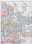 Schema punto croce Babbonatale Animali 3