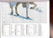 Schema punto croce Babbonatale Cavallo 2