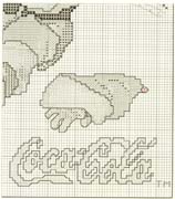 Schema punto croce Babbonatale Cocacola 4
