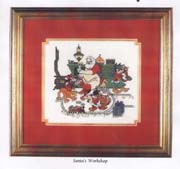 Schema punto croce Babbonatale Disney