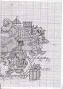 Schema punto croce Babbonatale Disney 2