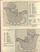 Schema punto croce Babies Natale