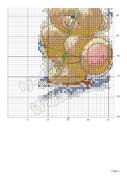 Schema punto croce Baby Orso 3
