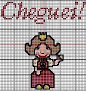 Schema punto croce Bambina