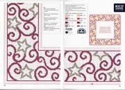 Schema punto croce Bordo Natale Stelle