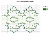 Schema punto croce Bordura 14