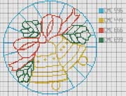 Schema punto croce cloches de no  l copie 1